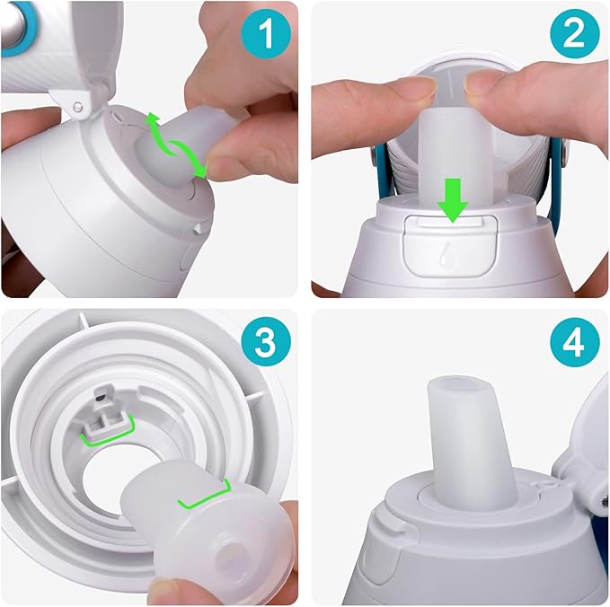 MLKSI Water Bottle Mouthpiece Replacement and Water Bottle Filter