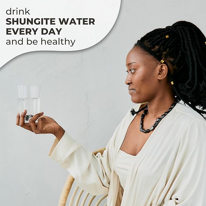 Karelian Heritage Elite Shungite Rocks for Water Purification & Filtering 0.2 lb | 0.1-0.2 oz per Stone | Certified Natural Authentic Shungite Stones from Karelia | Jewelry Making REB10