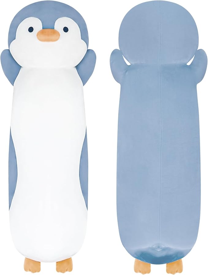 22 inch Penguin Body Pillow for Kids, Penguin Stuffed Animal, Penguin Gifts, Penguin Plush Toys, Cuddle Pillow Gift for Kids, Girls, Girlfriends